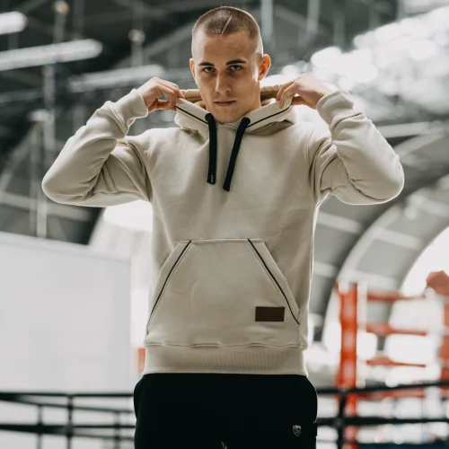 Bluza kangurka dla mężczyzn Sand-Prestiż od Brachole