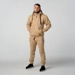 Beżowy dres męski bawełniany Prestige