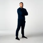 Granatowa klasyczna bluza męska Prestige