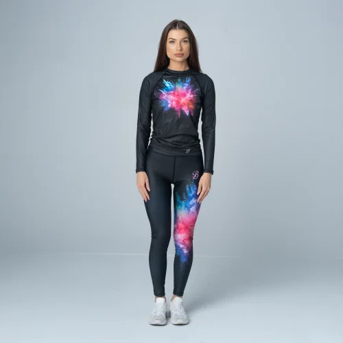 Legginsy na Siłownię Damskie Rewia Kolorów